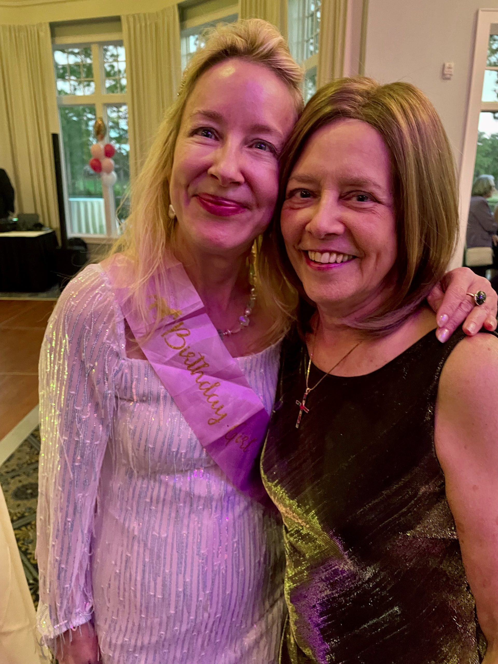 cathy and anna celebrate